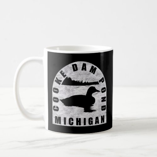 Cooke Dam Pond Loon Michigan    Coffee Mug