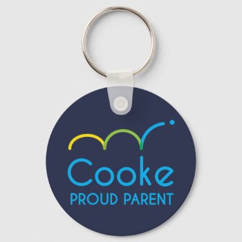 Cooke Proud Parent Circle Keychain by CookeSchoolNYC at Zazzle