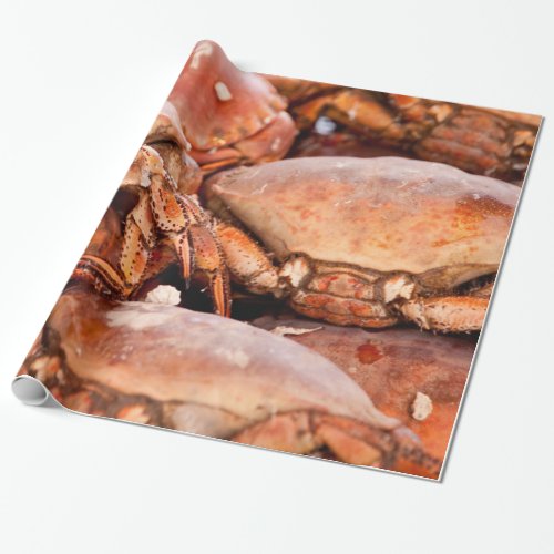 Cooked Crab Wrapping Paper