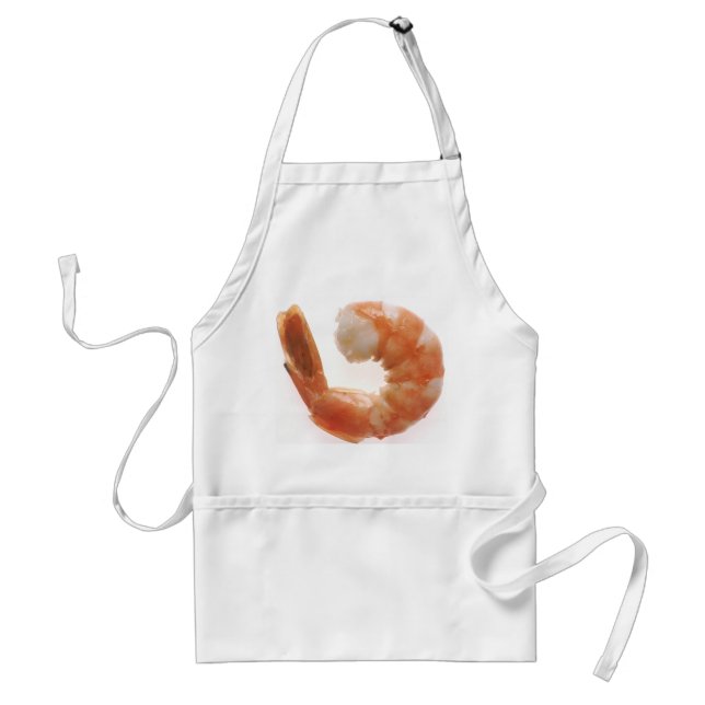 Cooked Shrimp Adult Apron (Front)