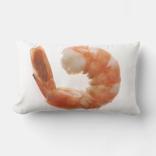 Cooked Shrimp Lumbar Pillow