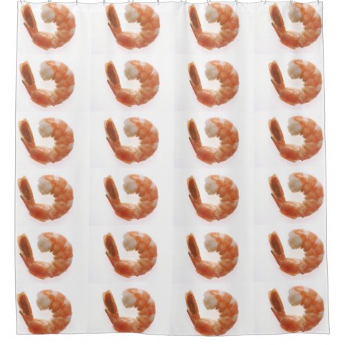 Cooked Shrimp Shower Curtain