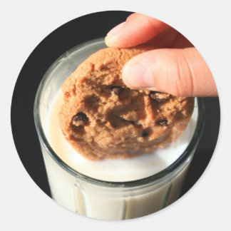 Cookie and a Glass of Milk Sticker