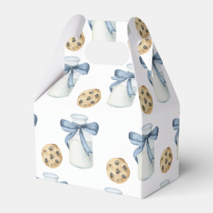 Cookie and Milk Birthday Party Favor Boxes