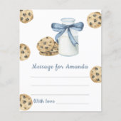Cookie and Milk birthday time capsule message (Front)