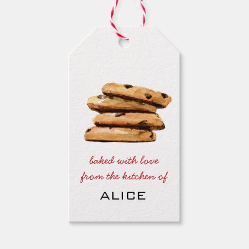 COOKIE  baked goods Gift Tags
