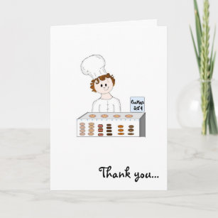 Cookie Baker Thank You Card