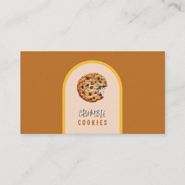 Cookie Bakery  Business Card (Front)
