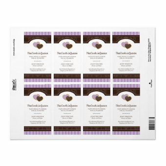 Cookie Bakery Labels | Zazzle