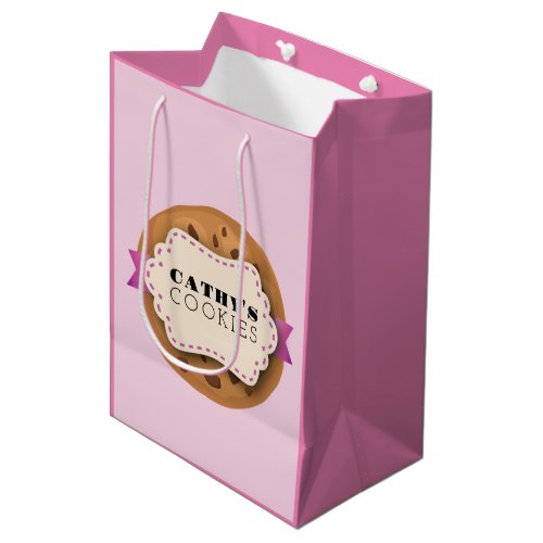 COOKIE BAKERY SALE PERSONALIZE Baking Gift Party Medium Gift Bag