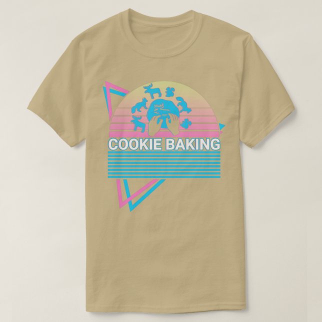 Cookie Baking Baker Retro T-Shirt (Design Front)
