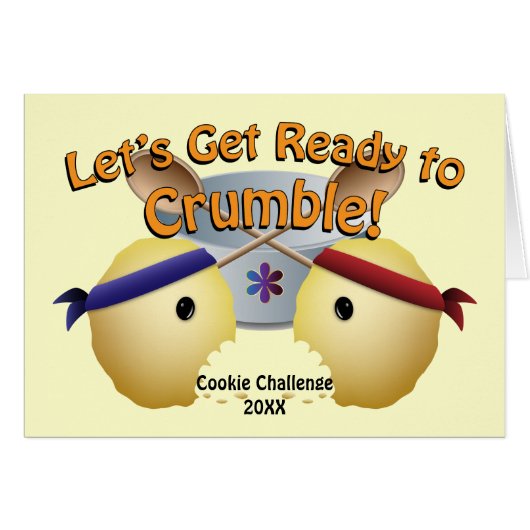 Cookie Baking Competition Cards (Front Horizontal)