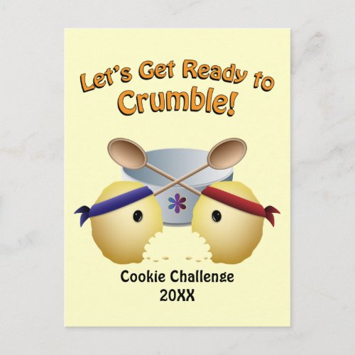 Cookie Baking Competition Postcard