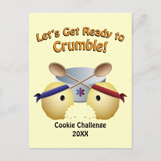 Cookie Baking Competition Postcard (Front)