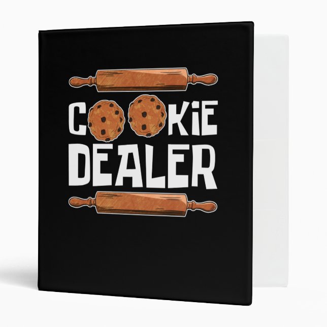 Cookie Baking Cookie Addict 3 Ring Binder (Front/Inside)