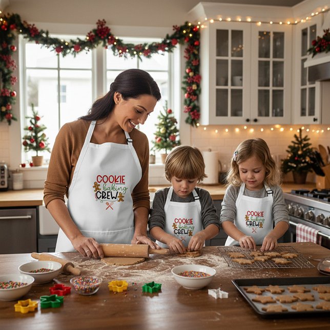 Cookie baking crew adult apron (Creator Uploaded)
