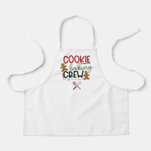 Cookie baking crew apron