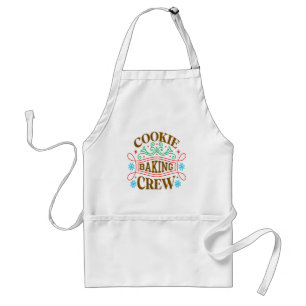 Cookie Baking Crew Christmas Adult Apron