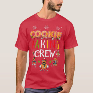 Cookie Baking Crew Christmas Gingerbread Matching  T-Shirt