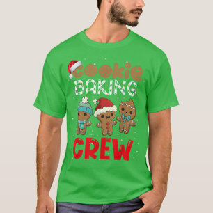 Cookie Baking Crew Christmas Pajamas Family Ginger T-Shirt