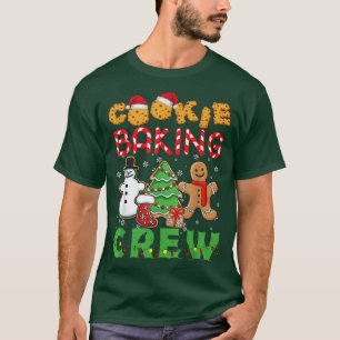 Cookie Baking Crew Christmas Pajamas Family Ginger T-Shirt