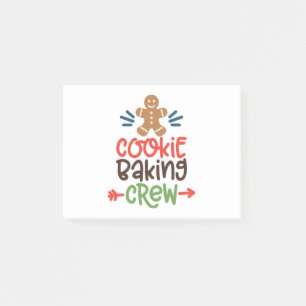 Cookie baking crew christmas  post-it notes