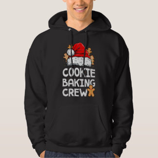 Cookie Baking Crew Christmas Santa Family Gingerbr Hoodie