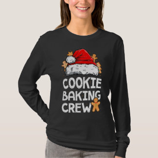 Cookie Baking Crew Christmas Santa Family Gingerbr T-Shirt