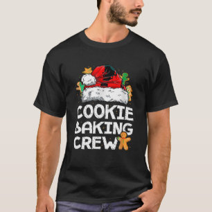 Cookie Baking Crew Christmas Santa Family Gingerbr T-Shirt