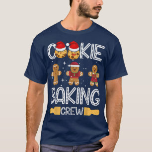 Cookie Baking Crew Christmas Santa Family T-Shirt