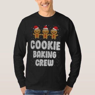 Cookie Baking Crew Family Christmas Gingerbread Te T-Shirt