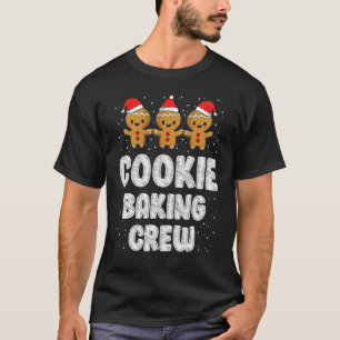 Cookie Baking Crew Family Christmas Gingerbread Te T-Shirt