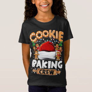 Cookie Baking Crew Funny Christmas Lights Gingerbr T-Shirt