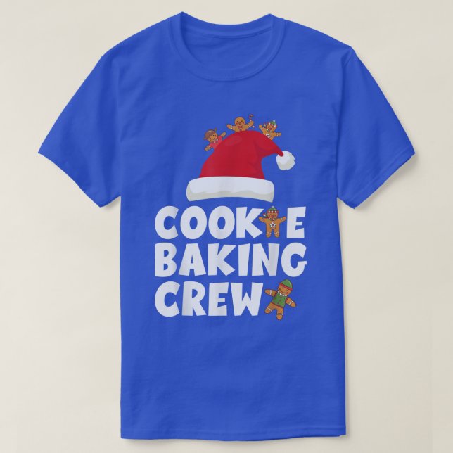 Cookie Baking Crew Funny Christmas Pajamas Family  T-Shirt (Design Front)