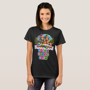 Cookie Baking Crew Gingerbread Christmas T-Shirt