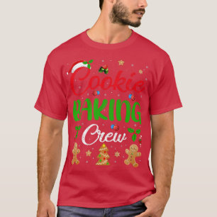 Cookie Baking Crew Gingerbread Christmas T-Shirt
