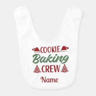 Cookie Baking Crew Personalized Baby Bib