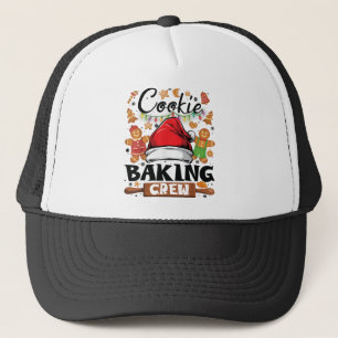 Cookie Baking Crew Shirt Christmas Family Gingerbr Trucker Hat