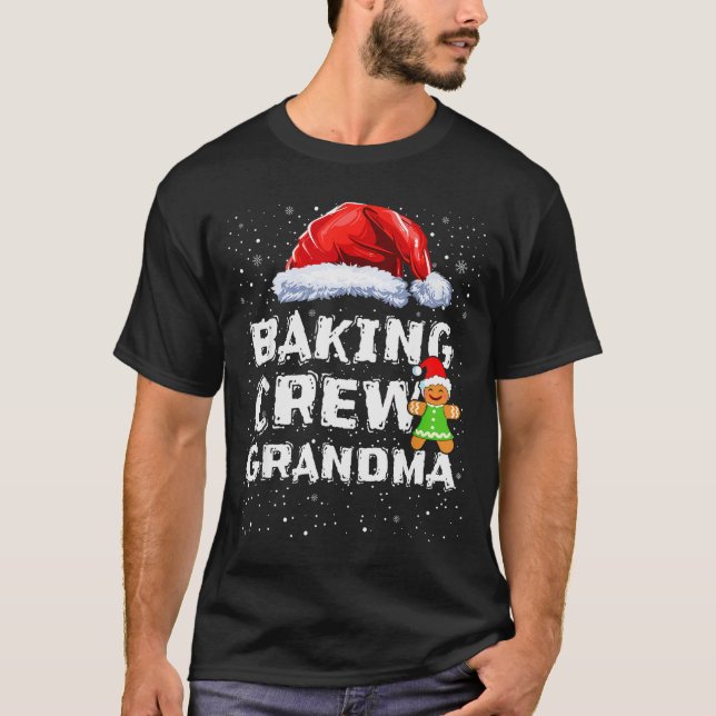Cookie Baking Crew Shirt Grandma Matching Christma (Front)