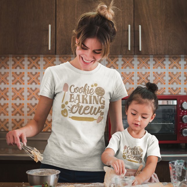 Cookie Baking Crew Utensils Christmas White T-Shirt (Creator Uploaded)