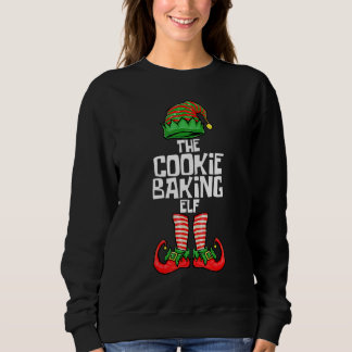 Cookie Baking Elf Christmas Matching Family Sweatshirt
