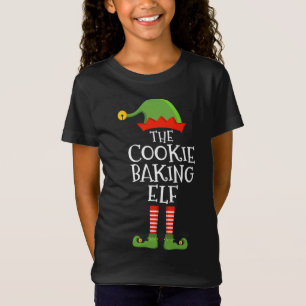 Cookie baking elf funny christmas matching family  T-Shirt