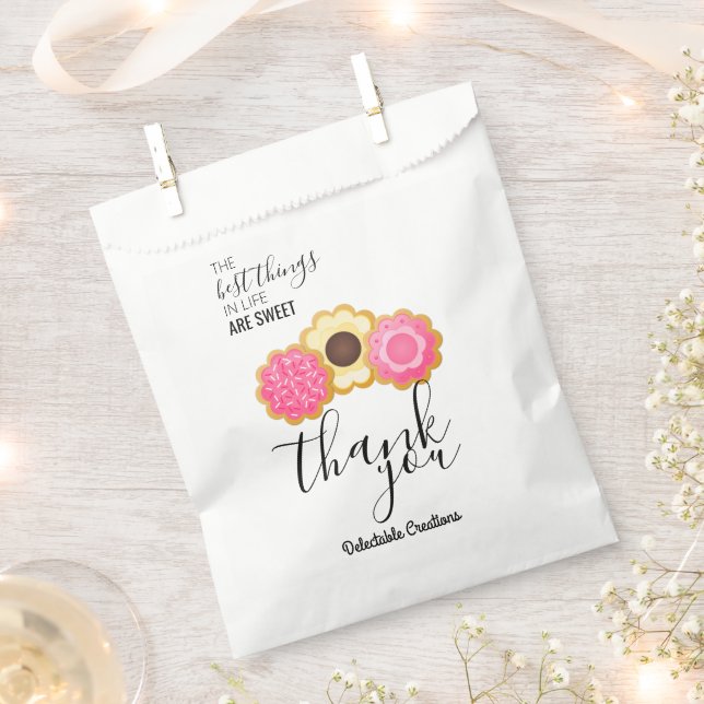 Cookie Baking Packaging Favor Bag (Clipped)