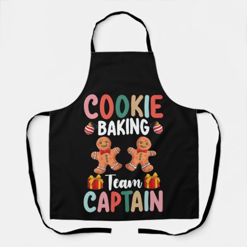 Cookie Baking Team Captain Family Christmas Apron