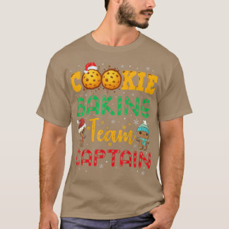 Cookie Baking Team Captain Gingerbread Merry Chris T-Shirt