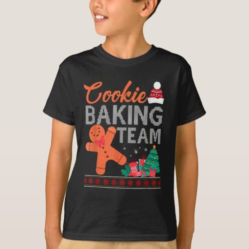 Cookie Baking Team Christmas T_Shirt