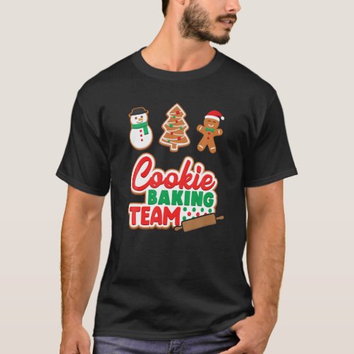Cookie Baking Team Crew Xmas Family Matching Group T_Shirt