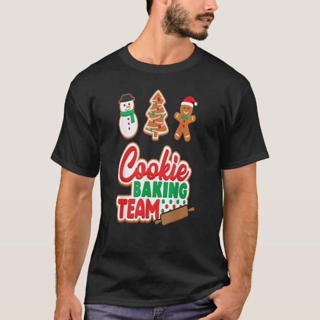 Cookie Baking Team Shirt Crew Xmas Family Matching (Front)