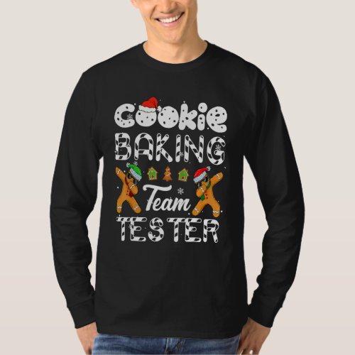 Cookie Baking Team Tester Christmas Family  Ginger T_Shirt