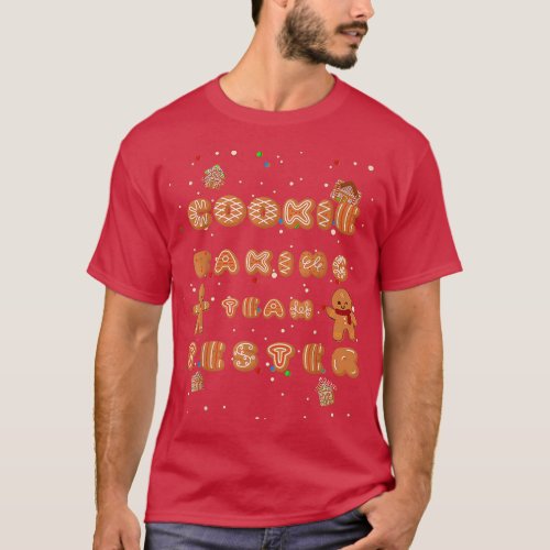 Cookie Baking Team Tester Christmas T Gift  T_Shirt